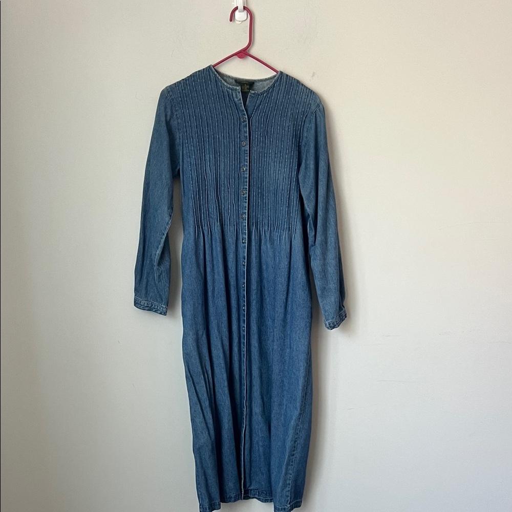 Charter Club Denim Blue Maxi Dress